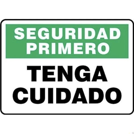 Accuform OSHA SAFETY FIRST Safety Sign BE SHMGNF954XL SHMGNF954XL